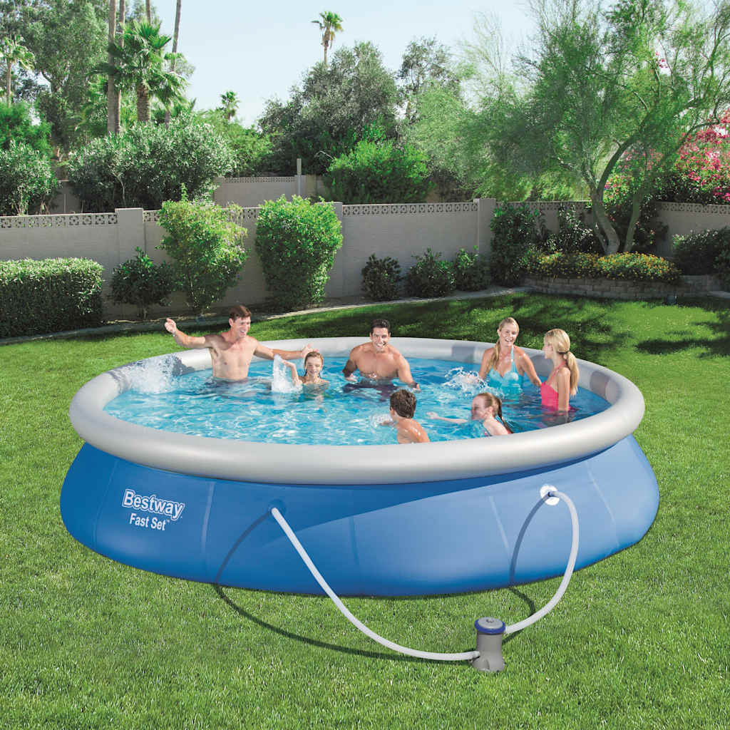 Bestway Set piscină Fast Set, 457 x 84 cm, 57313