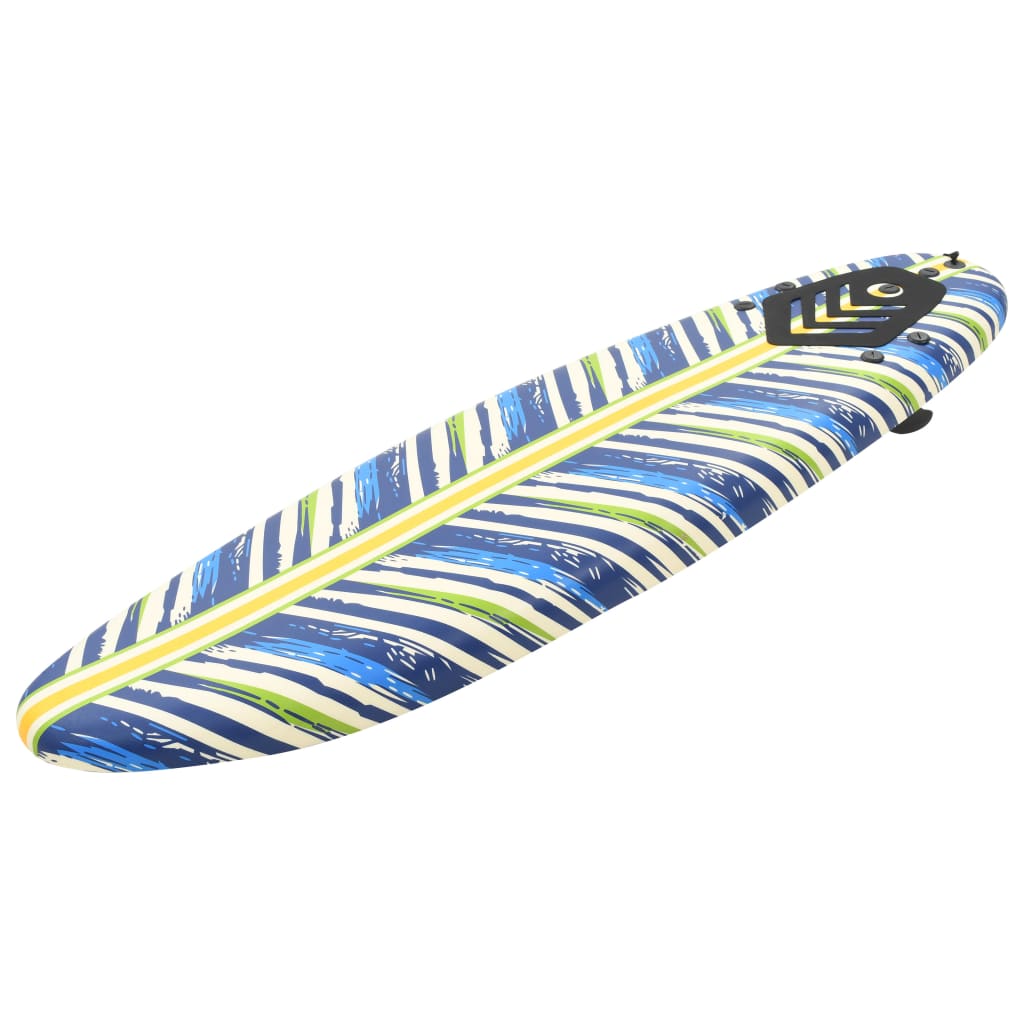 vidaXL Placă de surf, 170 cm, model frunză vidaXL Placă de surf, 170 cm, model frunză