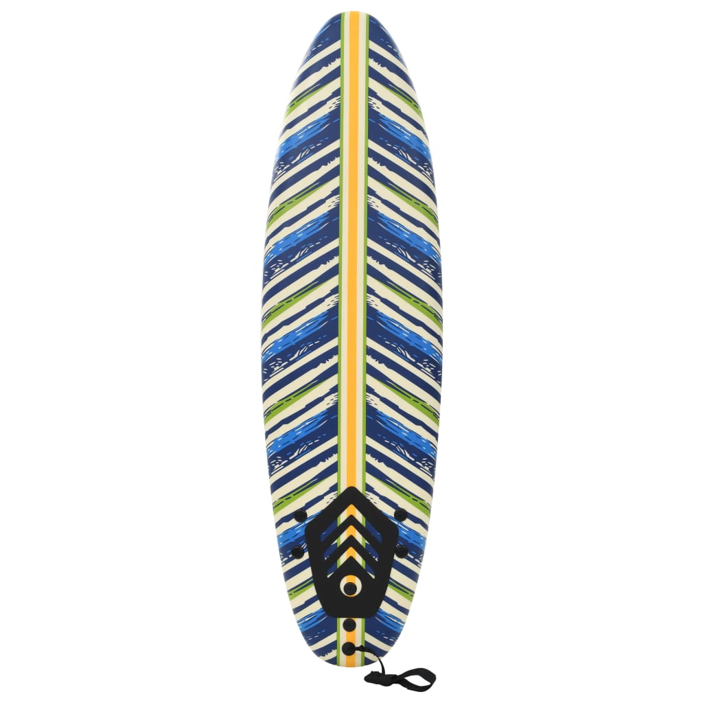 vidaXL Placă de surf, 170 cm, model frunză vidaXL Placă de surf, 170 cm, model frunză
