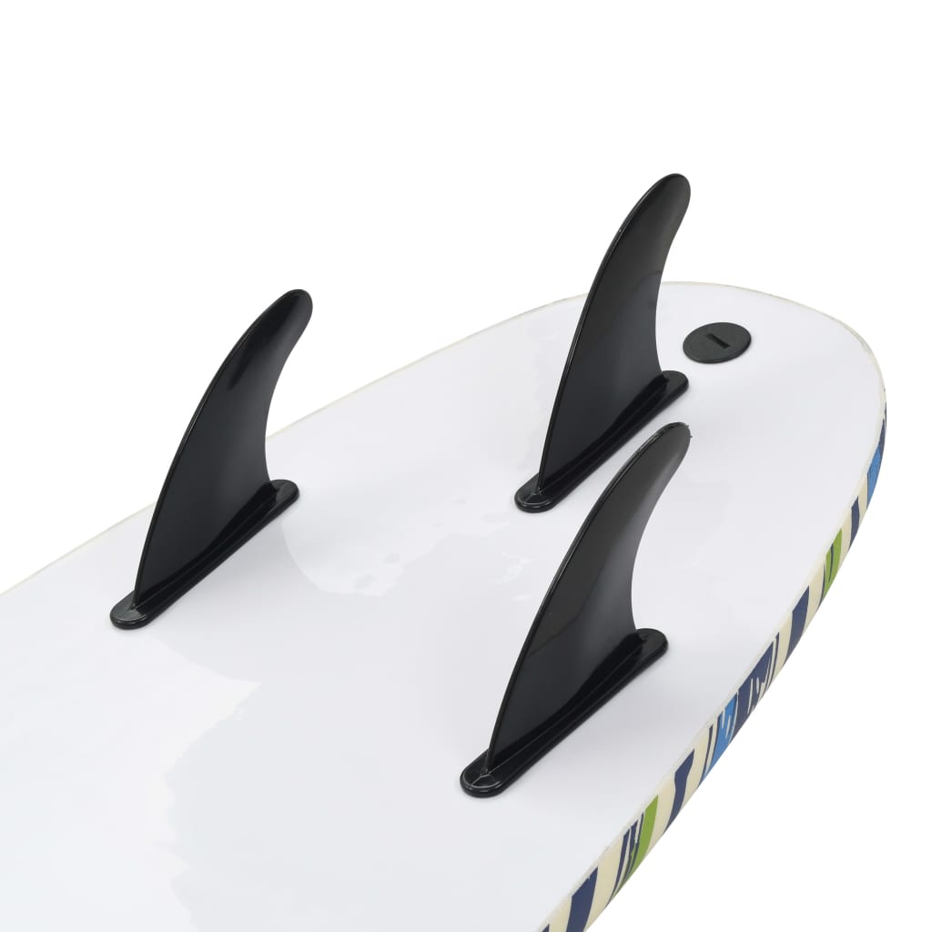 vidaXL Placă de surf, 170 cm, model frunză vidaXL Placă de surf, 170 cm, model frunză