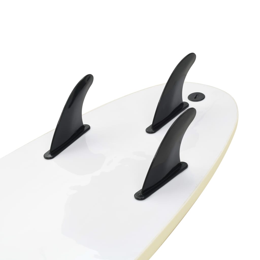 vidaXL Placă de surf, 170 cm, albastru și crem vidaXL Placă de surf, 170 cm, albastru și crem