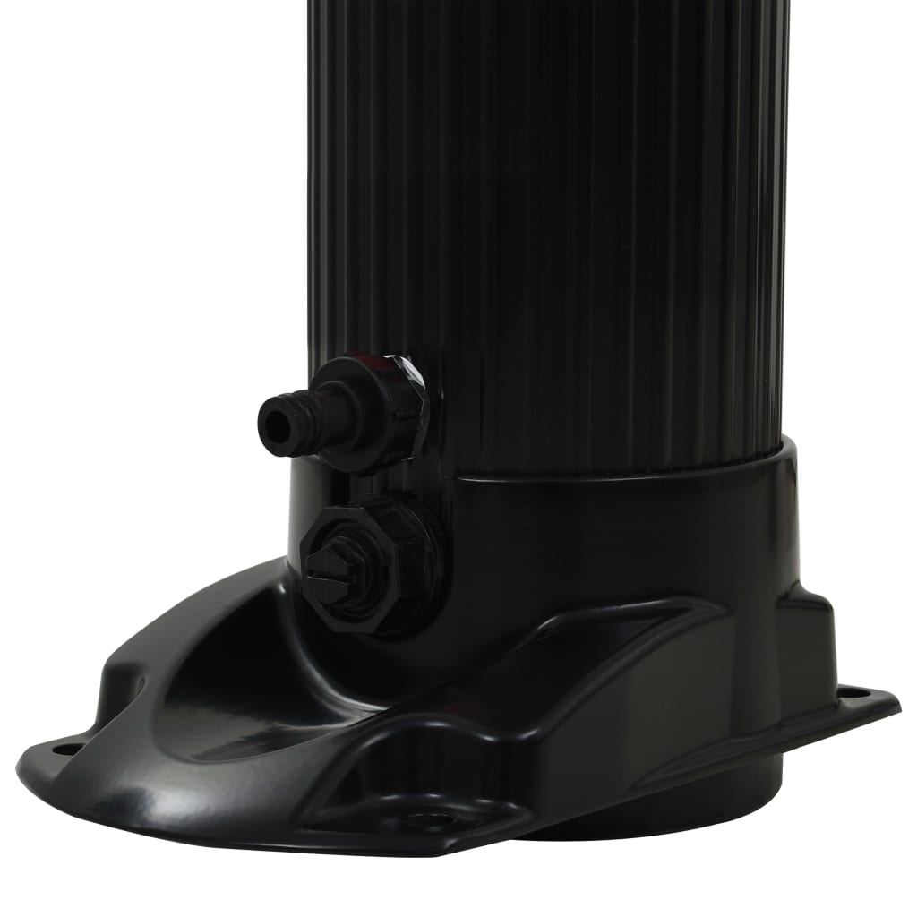vidaXL Duș solar pliabil, negru, 214 cm, 23 L vidaXL Duș solar pliabil, negru, 214 cm, 23 L