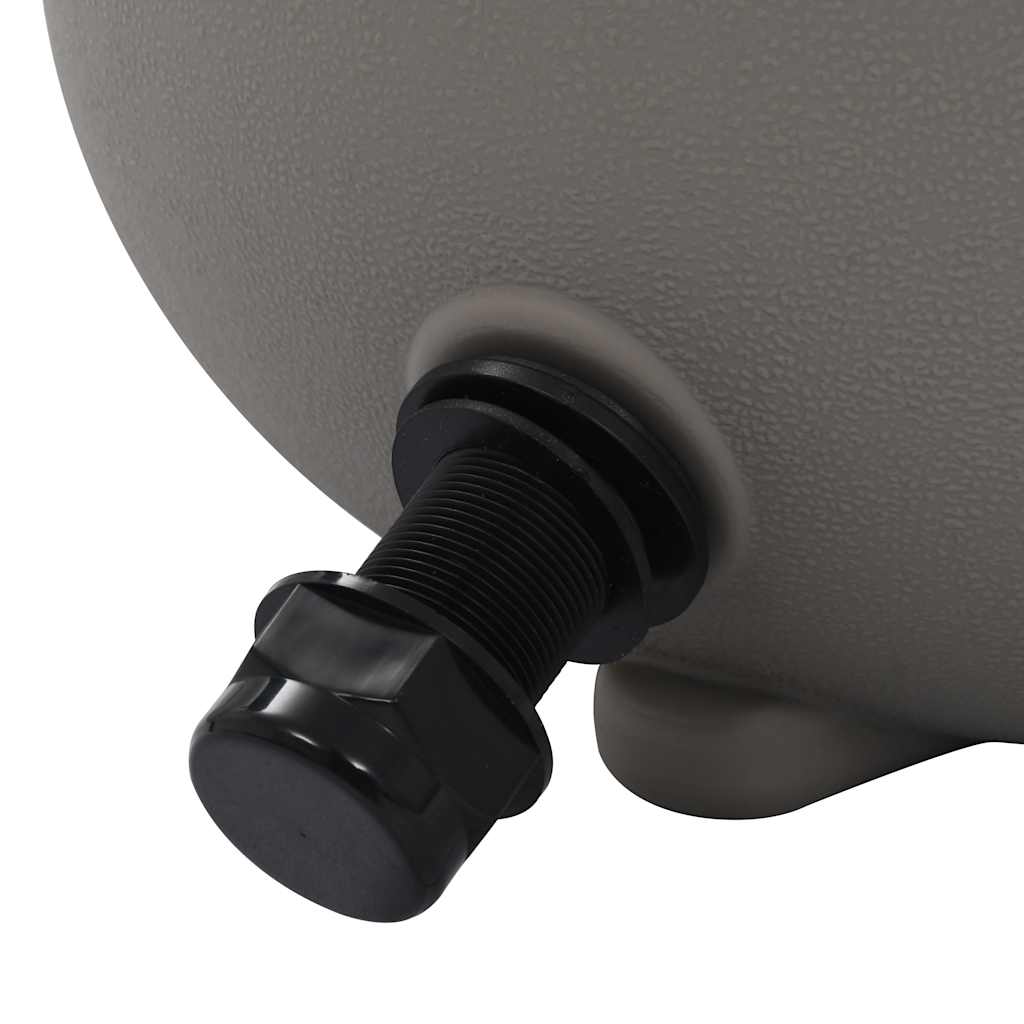 vidaXL Filtru cu nisip pentru piscină cu supapă 4 poziții gri 350 mm vidaXL Filtru cu nisip pentru piscină cu supapă 4 poziții gri 350 mm