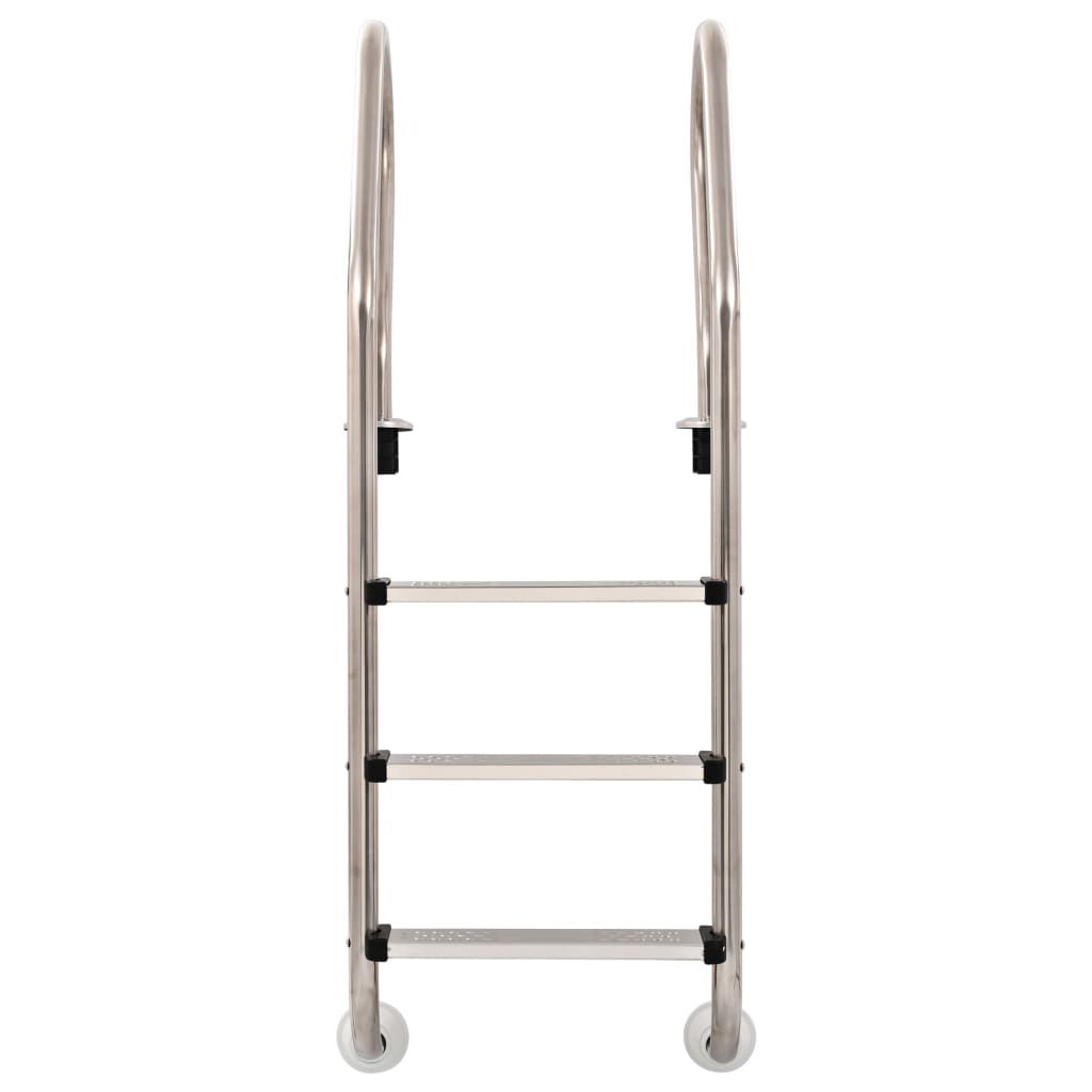 vidaXL Scară pentru piscină cu 3 trepte, 120 cm, oțel inoxidabil 304 vidaXL Scară pentru piscină cu 3 trepte, 120 cm, oțel inoxidabil 304