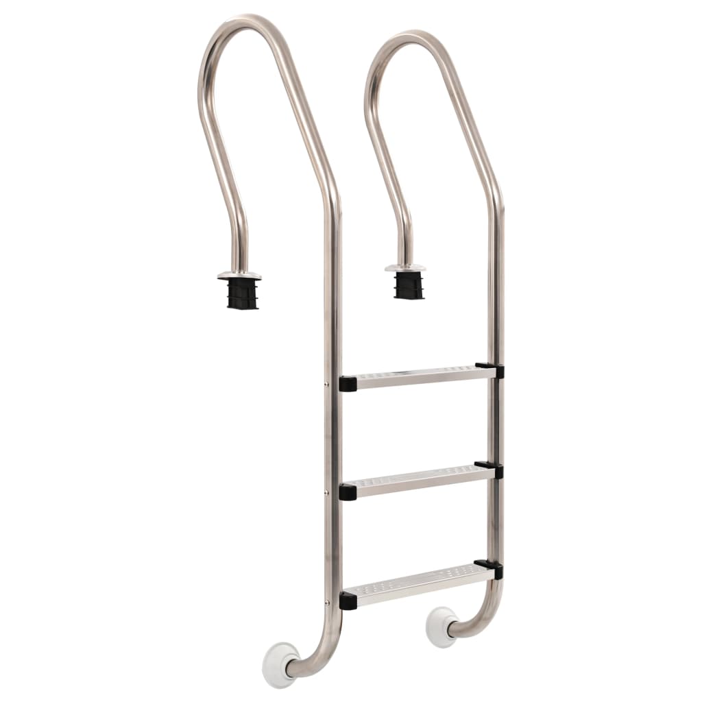 vidaXL Scară pentru piscină cu 3 trepte, 120 cm, oțel inoxidabil 304 vidaXL Scară pentru piscină cu 3 trepte, 120 cm, oțel inoxidabil 304