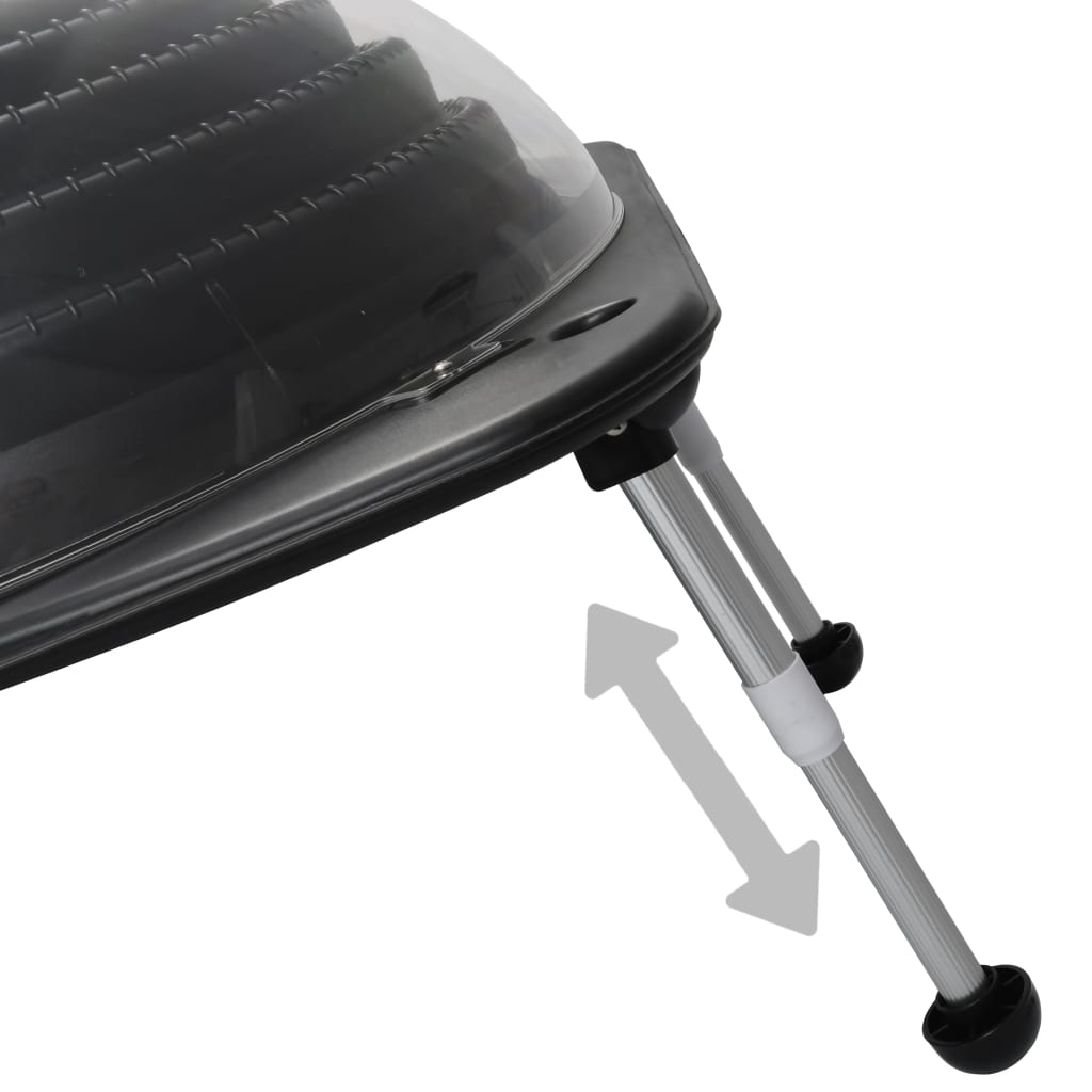 vidaXL Încălzitor solar pentru piscină, 75 x 75 x 36 cm, HDPE aluminiu vidaXL Încălzitor solar pentru piscină, 75 x 75 x 36 cm, HDPE aluminiu