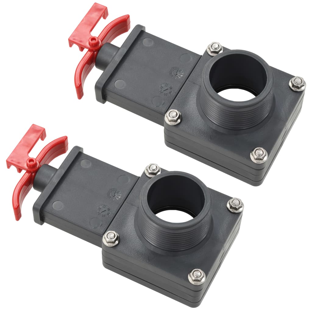 vidaXL Supapă pentru piscină 1,5", 2 buc. vidaXL Supapă pentru piscină 1,5", 2 buc.