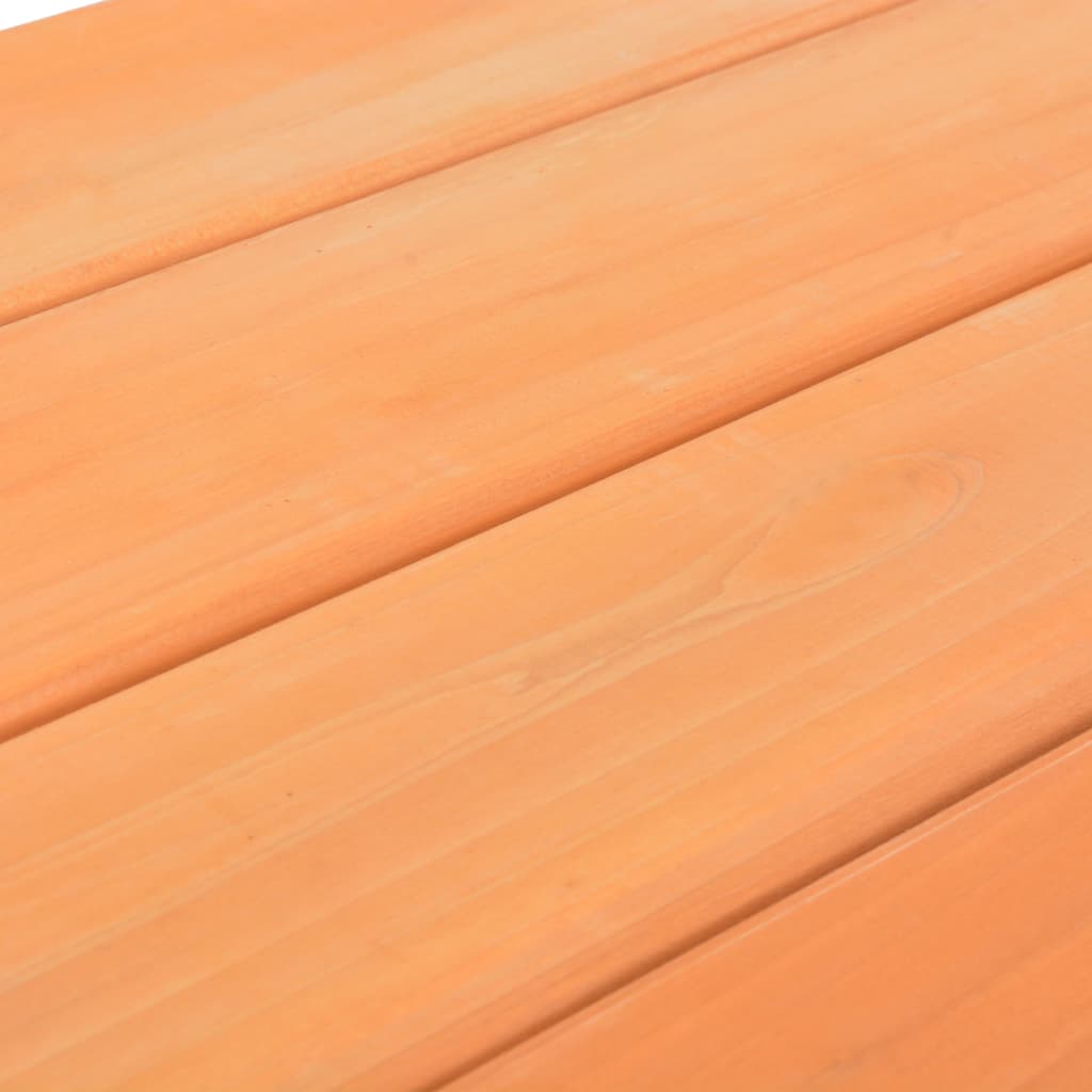 vidaXL Masă cu bănci pentru picnic copii 89x79x50cm lemn masiv brad