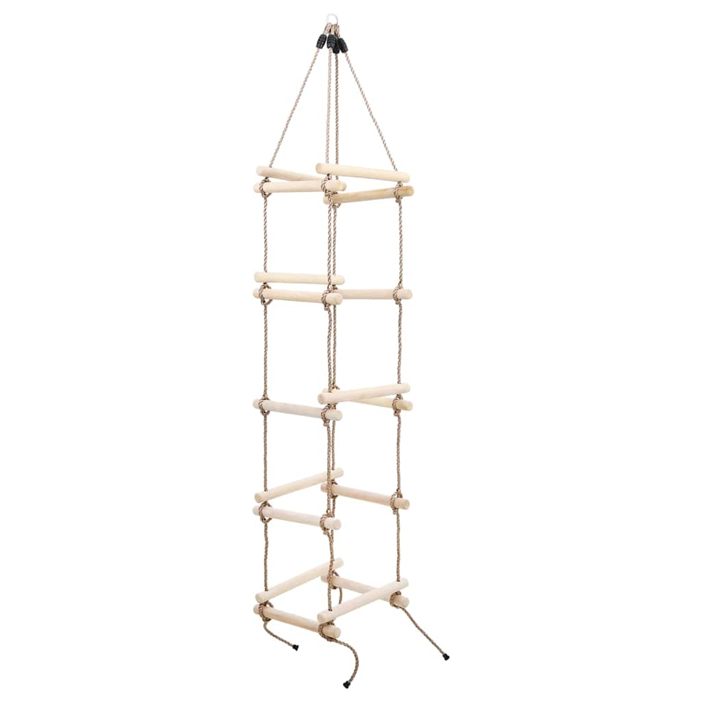 vidaXL Scară din frânghie pentru copii, 200 cm, lemn vidaXL Scară din frânghie pentru copii, 200 cm, lemn