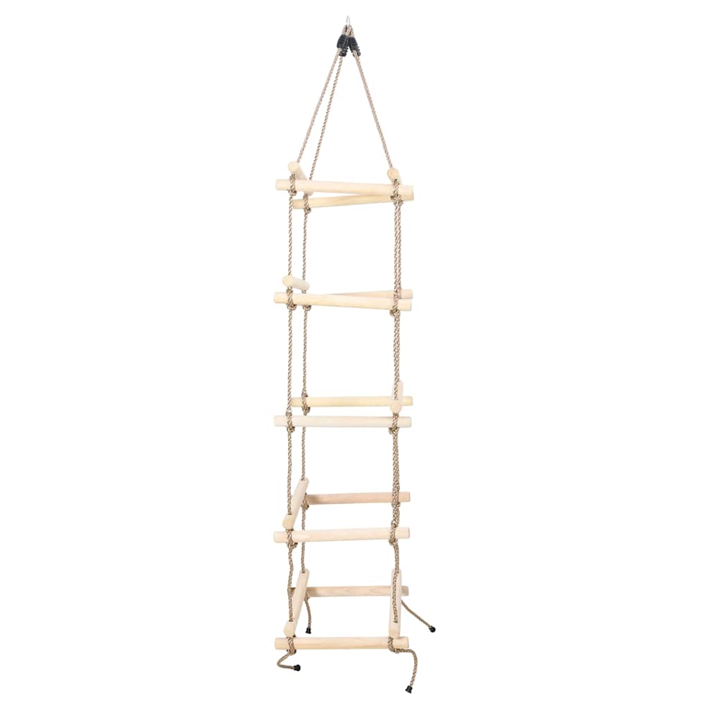 vidaXL Scară din frânghie pentru copii, 200 cm, lemn vidaXL Scară din frânghie pentru copii, 200 cm, lemn
