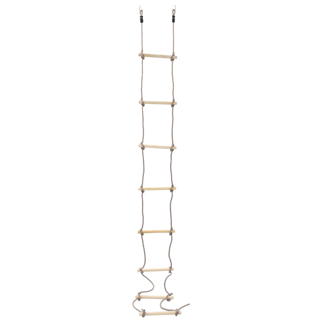 vidaXL Scară din frânghie pentru copii, 290 cm, lemn vidaXL Scară din frânghie pentru copii, 290 cm, lemn