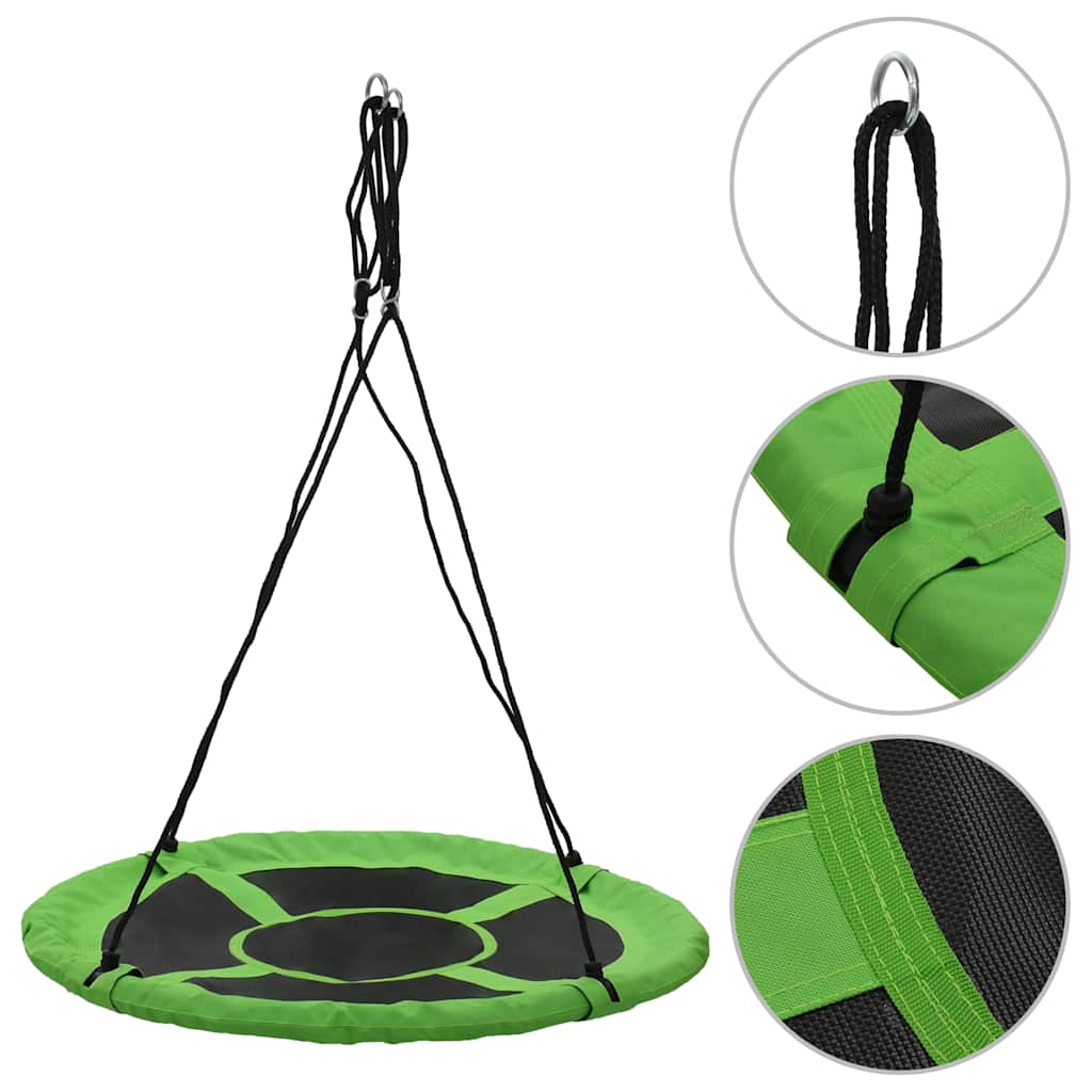 vidaXL Leagăn, verde, 110 cm, 100 kg vidaXL Leagăn, verde, 110 cm, 100 kg