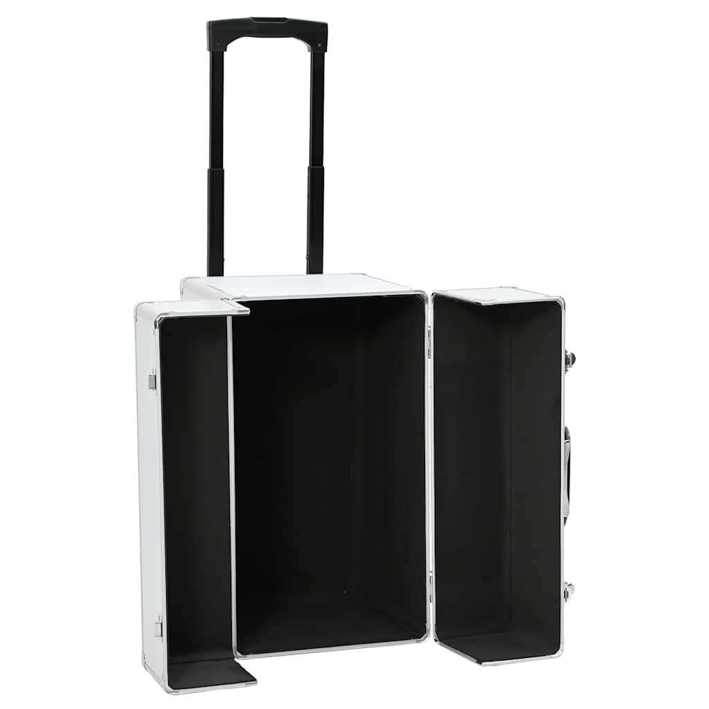 vidaXL Troler de pilot, 47 x 39 x 27 cm, argintiu, aluminiu