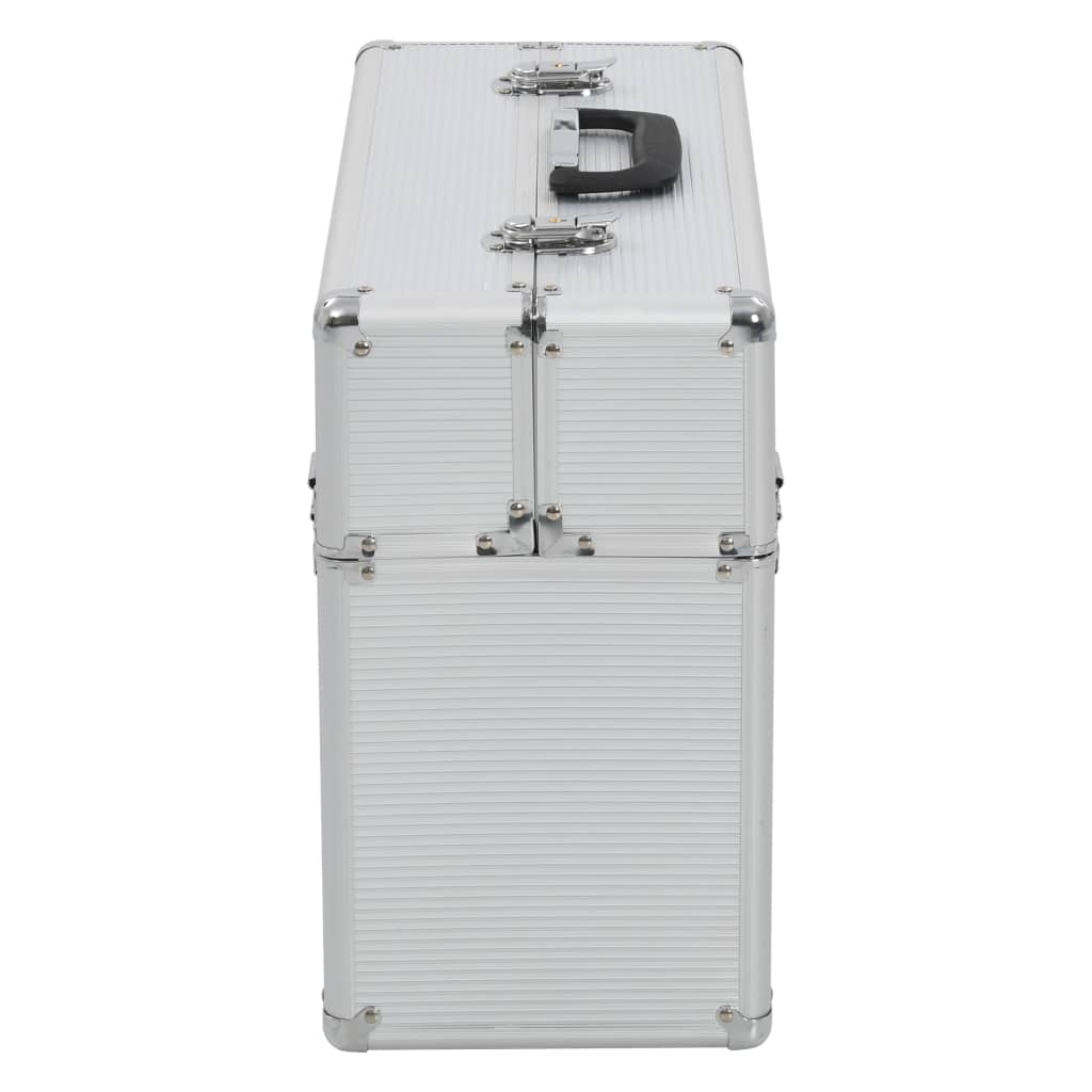 vidaXL Cutie de scule, argintiu, 47x36x20 cm, aluminiu vidaXL Cutie de scule, argintiu, 47x36x20 cm, aluminiu