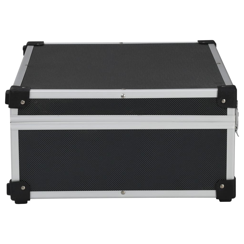 vidaXL Valiză de scule, negru, 46 x 33 x 16 cm, aluminiu vidaXL Valiză de scule, negru, 46 x 33 x 16 cm, aluminiu