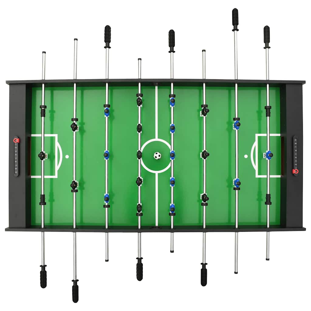 vidaXL Masă de fotbal pliantă, negru, 121 x 61 x 80 cm vidaXL Masă de fotbal pliantă, negru, 121 x 61 x 80 cm