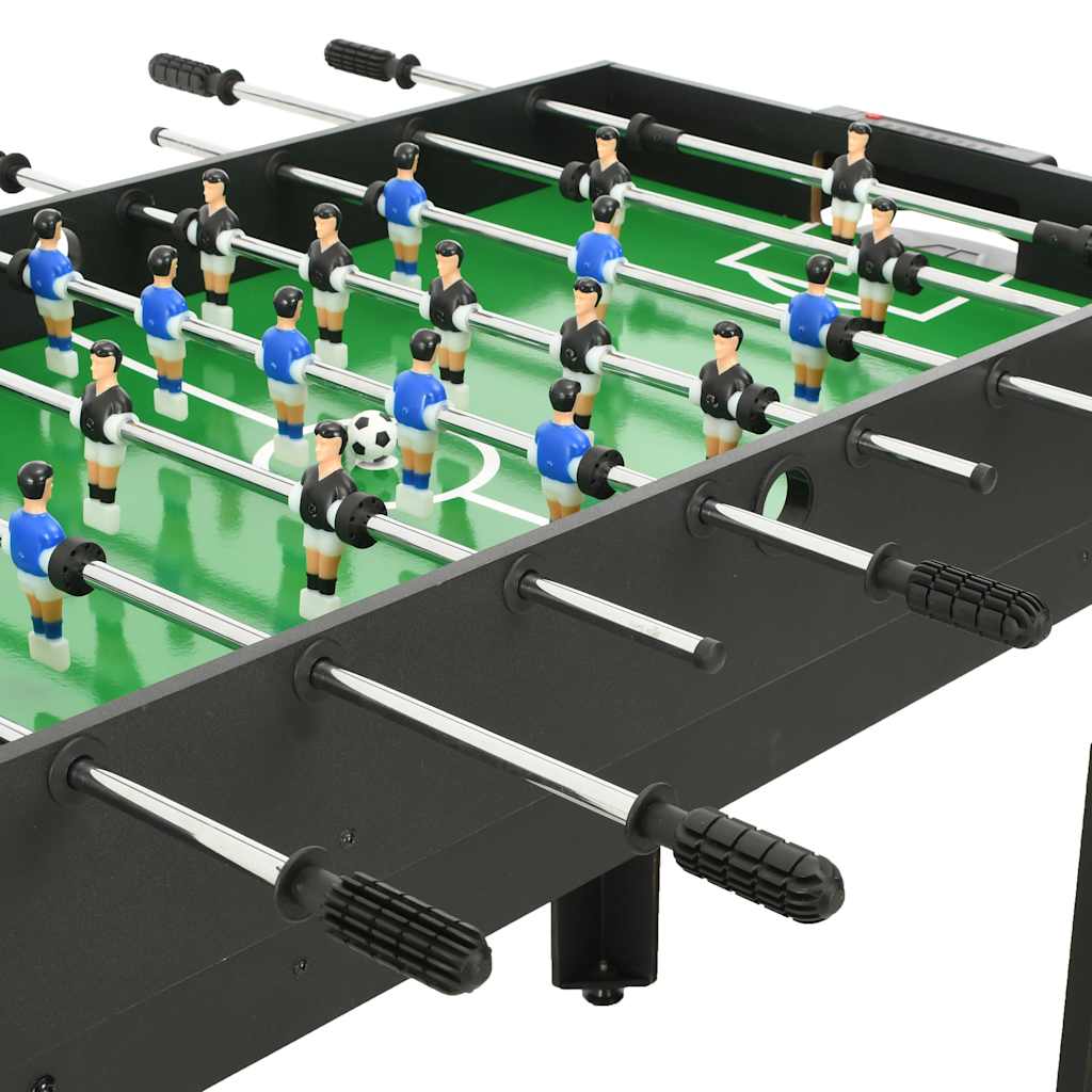 vidaXL Masă de jocuri multiple 15-în-1, 121 x 61 x 82 cm, negru vidaXL Masă de jocuri multiple 15-în-1, 121 x 61 x 82 cm, negru