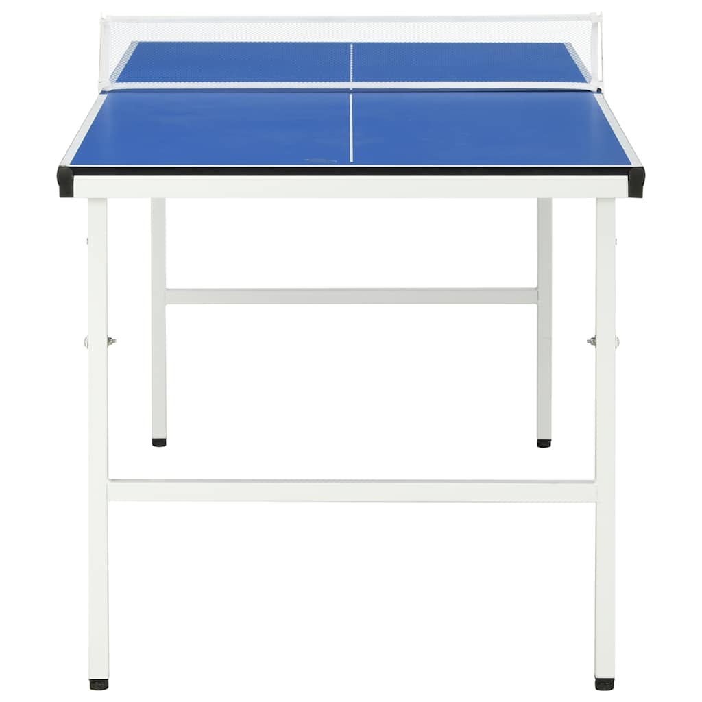 vidaXL Masă de ping pong cu fileu, albastru, 152 x 76 x 66 cm vidaXL Masă de ping pong cu fileu, albastru, 152 x 76 x 66 cm