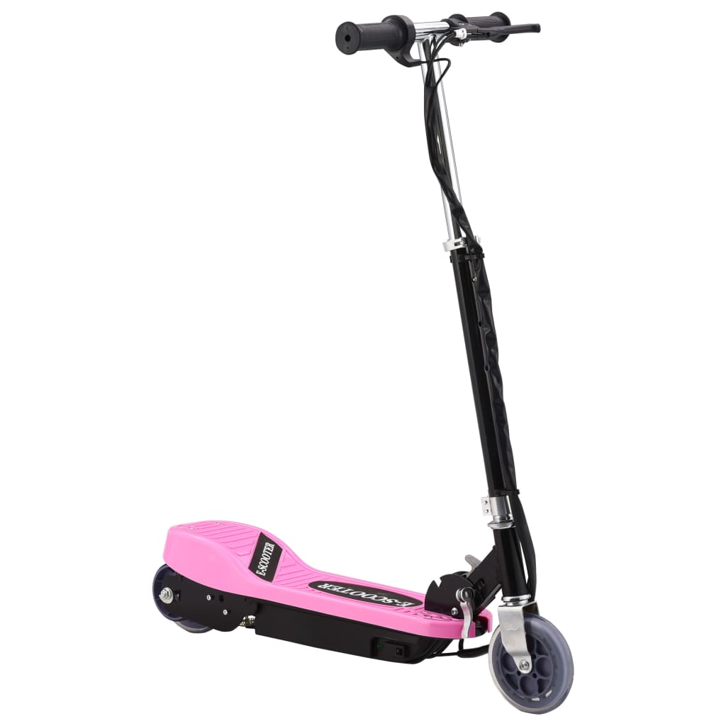 vidaXL Trotinetă electrică, roz, 120 W