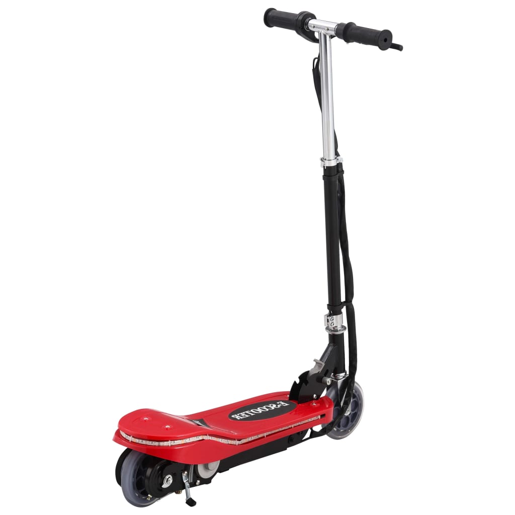 vidaXL Trotinetă electrică cu șa, roșu, 120 W