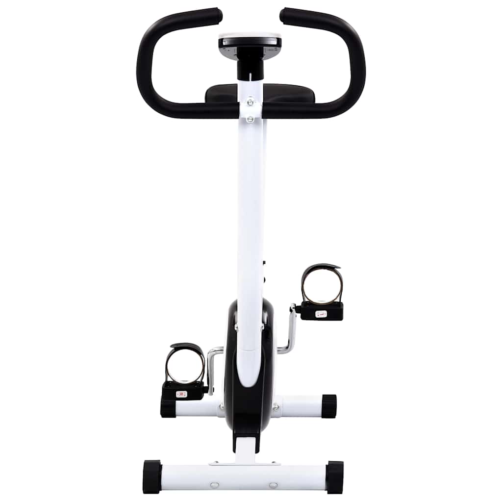 vidaXL Bicicletă fitness cu centură de rezistență, negru vidaXL Bicicletă fitness cu centură de rezistență, negru