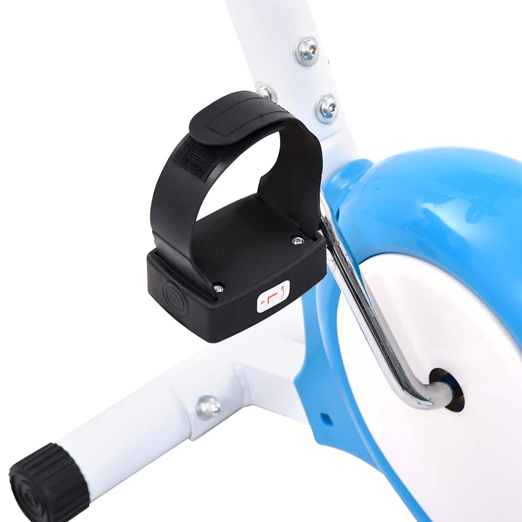 vidaXL Bicicletă fitness cu centură de rezistență, albastru vidaXL Bicicletă fitness cu centură de rezistență, albastru