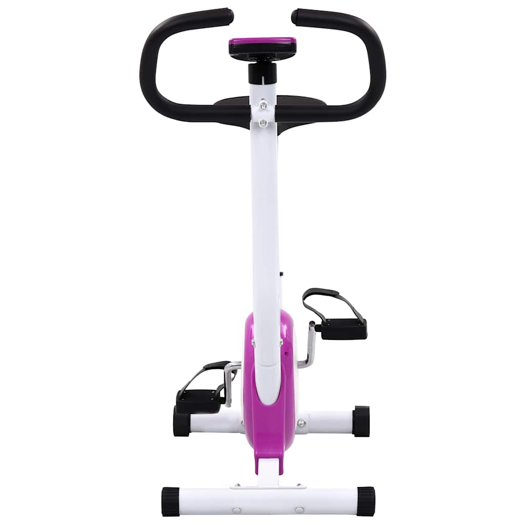 vidaXL Bicicletă fitness cu centură de rezistență, mov vidaXL Bicicletă fitness cu centură de rezistență, mov