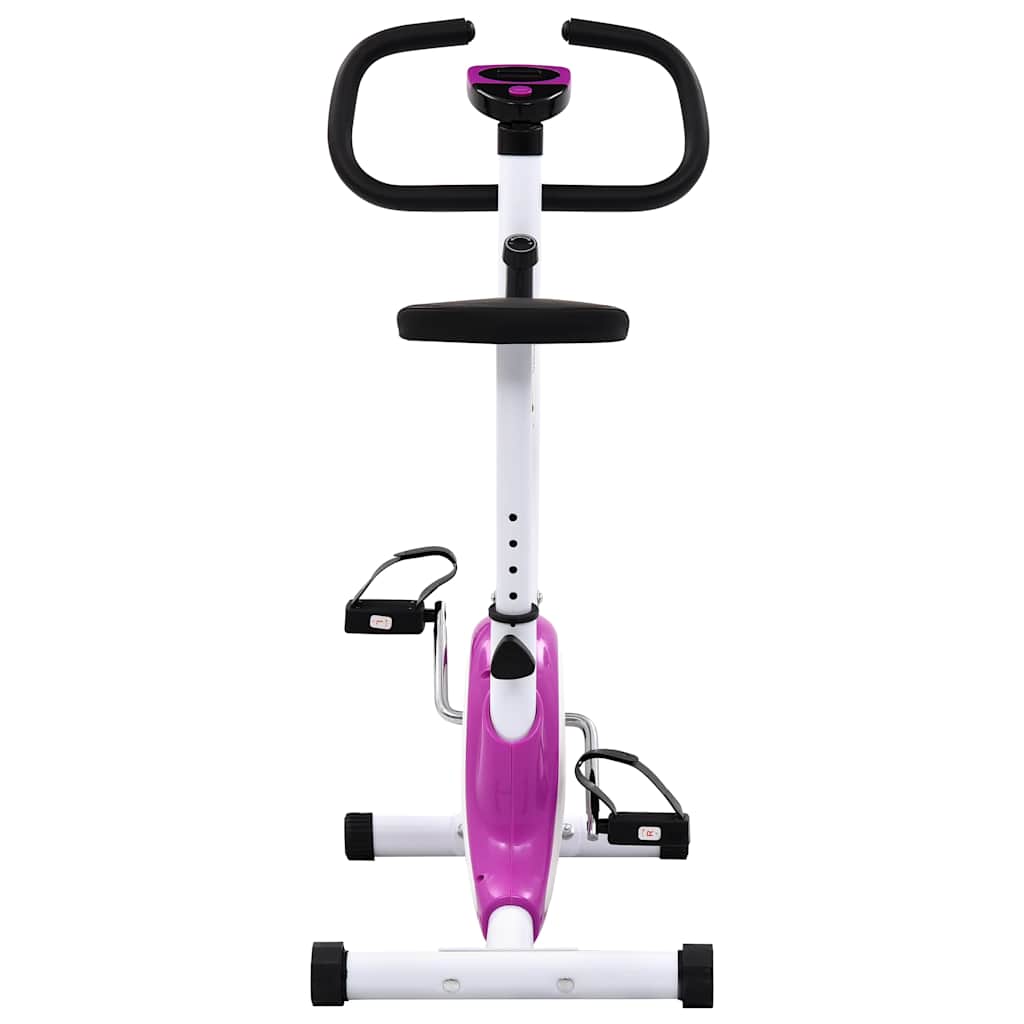 vidaXL Bicicletă fitness cu centură de rezistență, mov vidaXL Bicicletă fitness cu centură de rezistență, mov