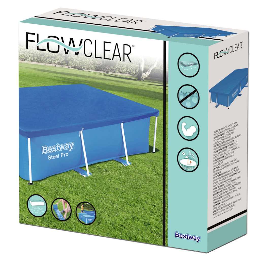 Bestway Prelată de piscină Flowclear, 259 x 170 cm