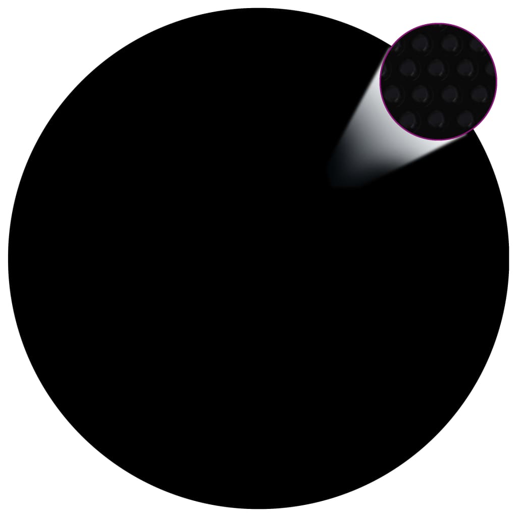 vidaXL Prelată piscină, negru, 527 cm, PE vidaXL Prelată piscină, negru, 527 cm, PE