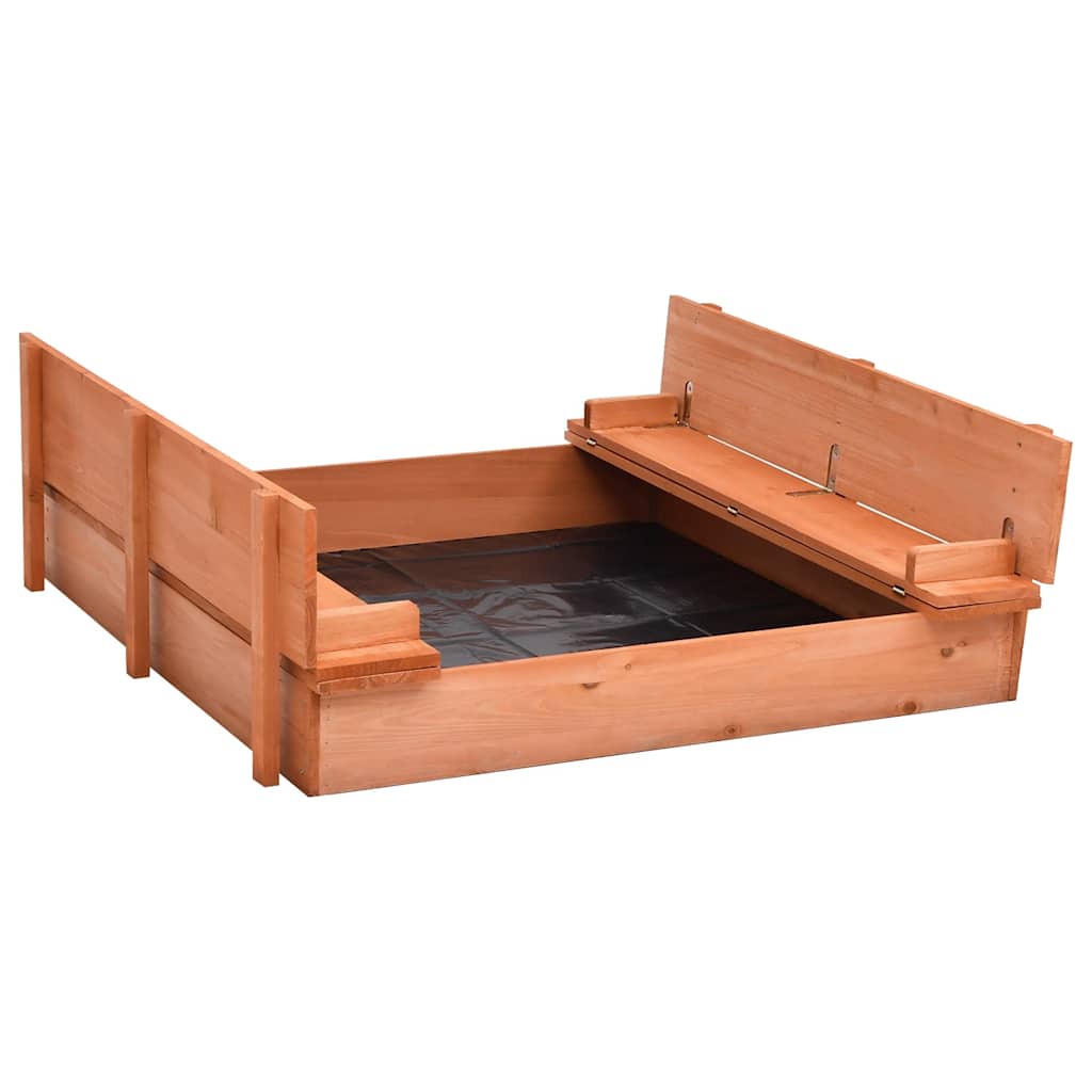 vidaXL Groapă de nisip, 95 x 90 x 15 cm, lemn de brad vidaXL Groapă de nisip, 95 x 90 x 15 cm, lemn de brad