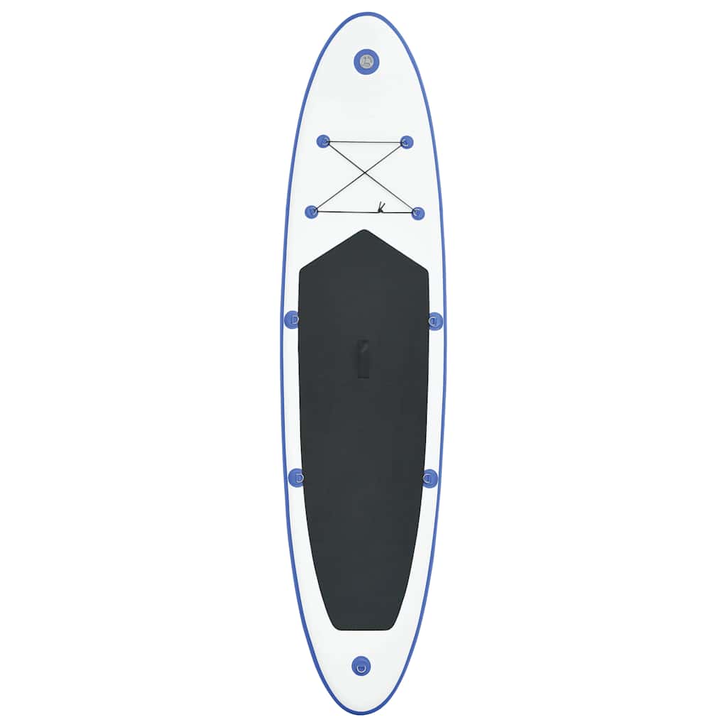 vidaXL Set placă stand up paddle SUP surf gonflabilă, albastru și alb vidaXL Set placă stand up paddle SUP surf gonflabilă, albastru și alb