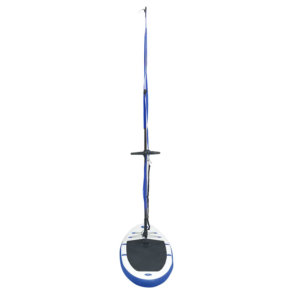 vidaXL Set de placă SUP gonflabilă cu velă, albastru și alb vidaXL Set de placă SUP gonflabilă cu velă, albastru și alb