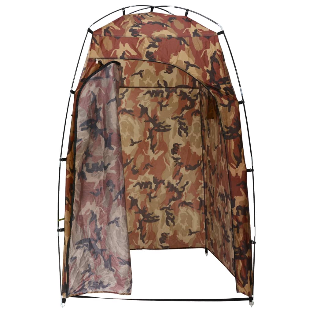 vidaXL Cort pentru duș/toaletă/vestiar, camuflaj vidaXL Cort pentru duș/toaletă/vestiar, camuflaj