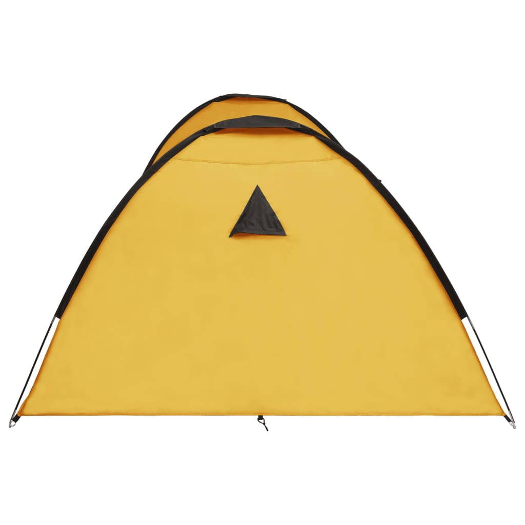 vidaXL Cort camping tip iglu, 8 persoane, galben, 650x240x190 cm vidaXL Cort camping tip iglu, 8 persoane, galben, 650x240x190 cm