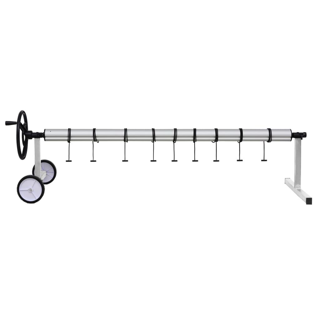 vidaXL Derulator de prelată de piscină cu bază din oțel inoxidabil vidaXL Derulator de prelată de piscină cu bază din oțel inoxidabil