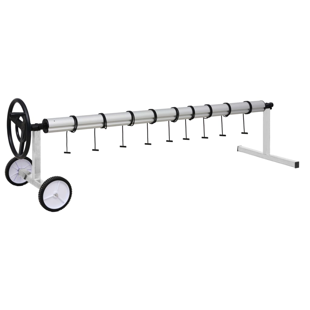 vidaXL Derulator de prelată de piscină cu bază din oțel inoxidabil vidaXL Derulator de prelată de piscină cu bază din oțel inoxidabil