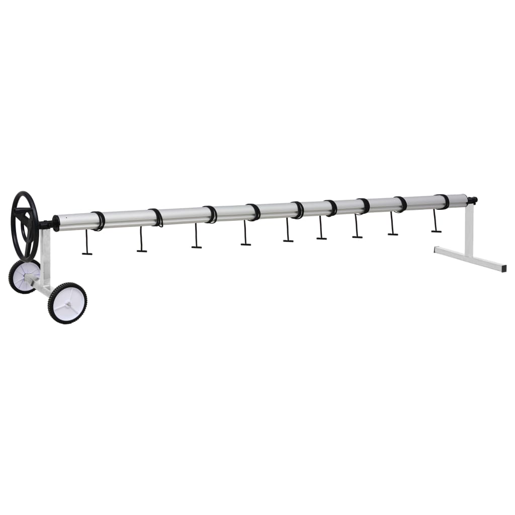 vidaXL Derulator de prelată de piscină cu bază din oțel inoxidabil vidaXL Derulator de prelată de piscină cu bază din oțel inoxidabil