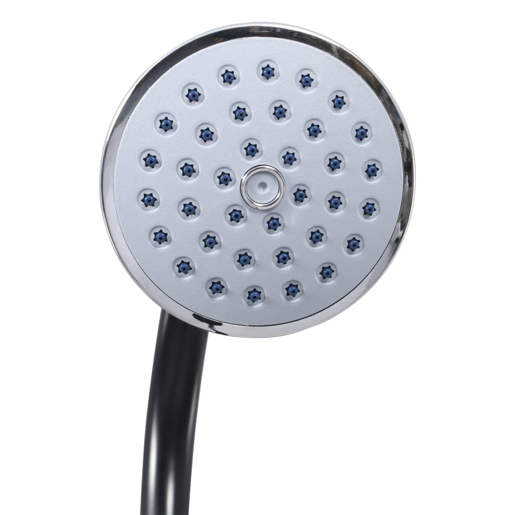 vidaXL Duș solar de grădină, negru, 215 cm, 8 L vidaXL Duș solar de grădină, negru, 215 cm, 8 L