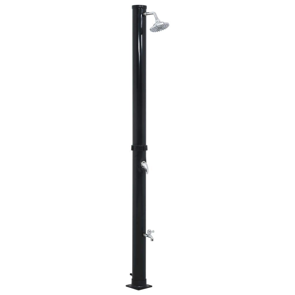 vidaXL Duș solar, negru, 220 cm, 20 L vidaXL Duș solar, negru, 220 cm, 20 L