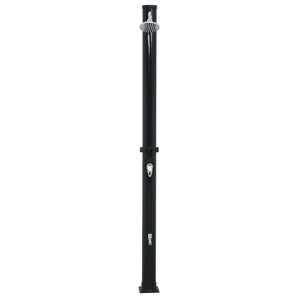 vidaXL Duș solar, negru, 220 cm, 20 L vidaXL Duș solar, negru, 220 cm, 20 L