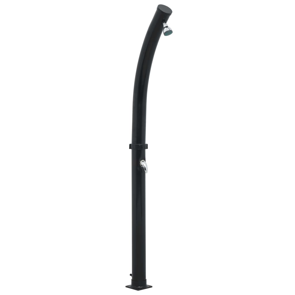 vidaXL Duș solar, negru, 214 cm, 20 L vidaXL Duș solar, negru, 214 cm, 20 L