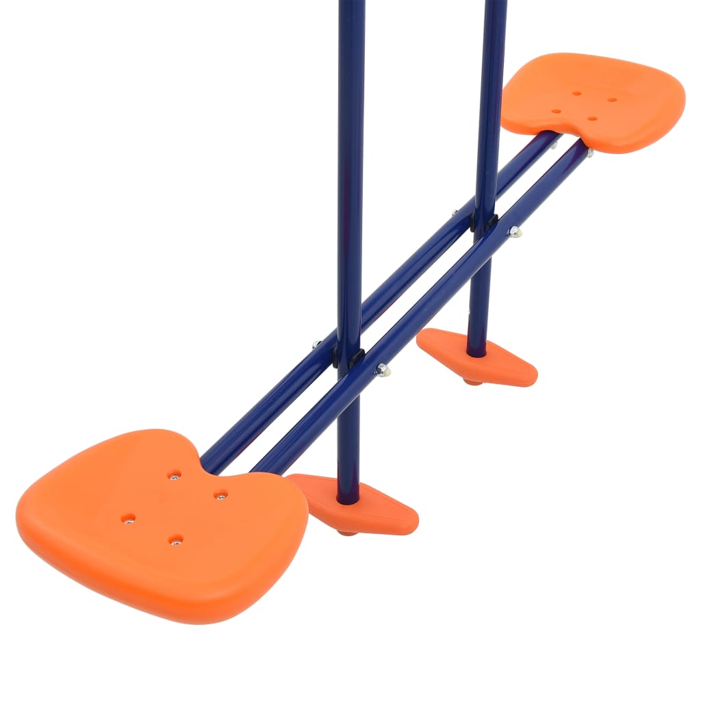vidaXL Set de leagăne cu inele de gimnastică și 4 locuri, oțel vidaXL Set de leagăne cu inele de gimnastică și 4 locuri, oțel
