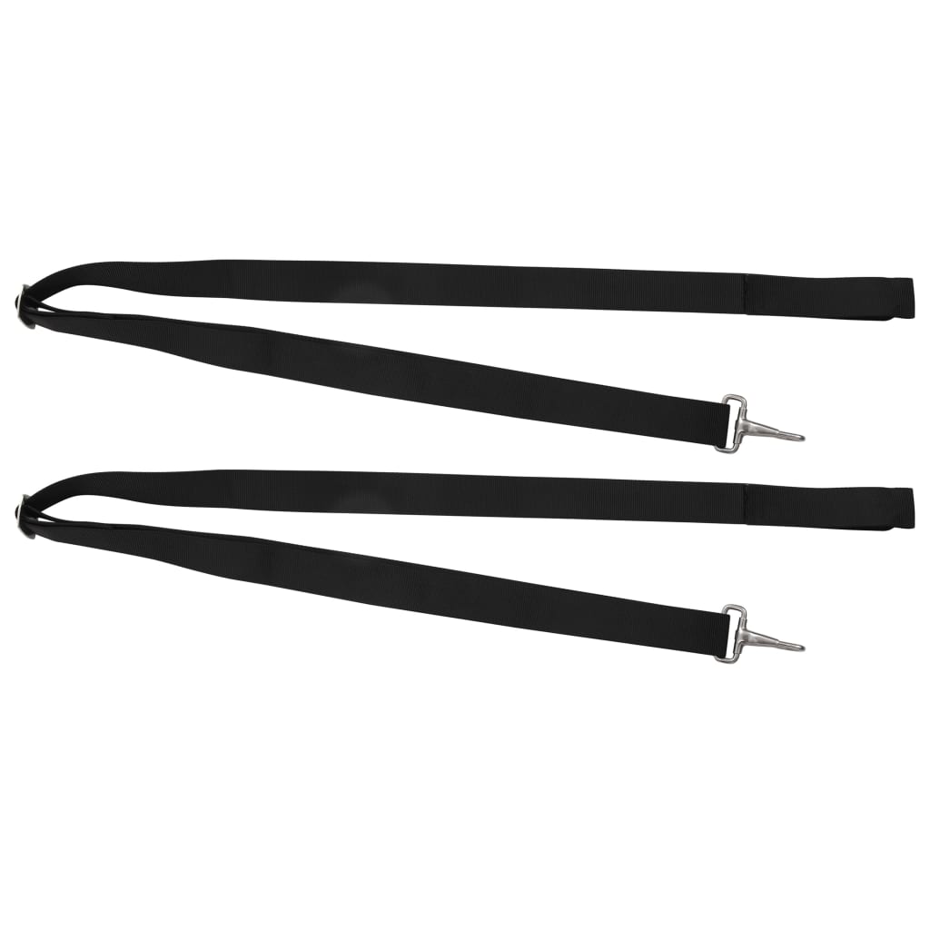 vidaXL Centuri superioare Bimini, 2 buc., textil & oțel inoxidabil vidaXL Centuri superioare Bimini, 2 buc., textil & oțel inoxidabil