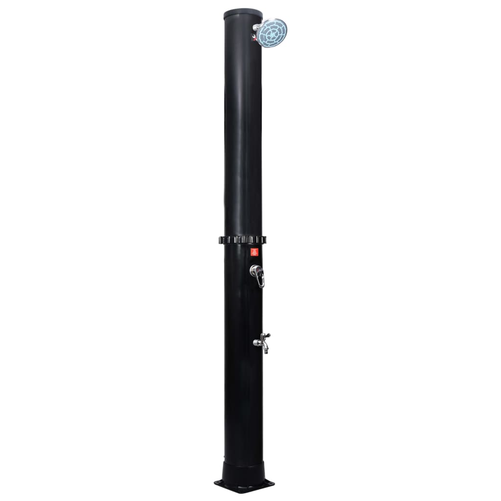 vidaXL Duș solar de exterior cu cap de duș și robinet, 40 L vidaXL Duș solar de exterior cu cap de duș și robinet, 40 L