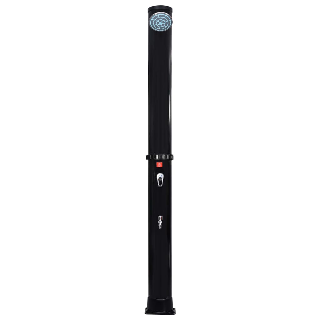 vidaXL Duș solar de exterior cu cap de duș și robinet, 40 L vidaXL Duș solar de exterior cu cap de duș și robinet, 40 L