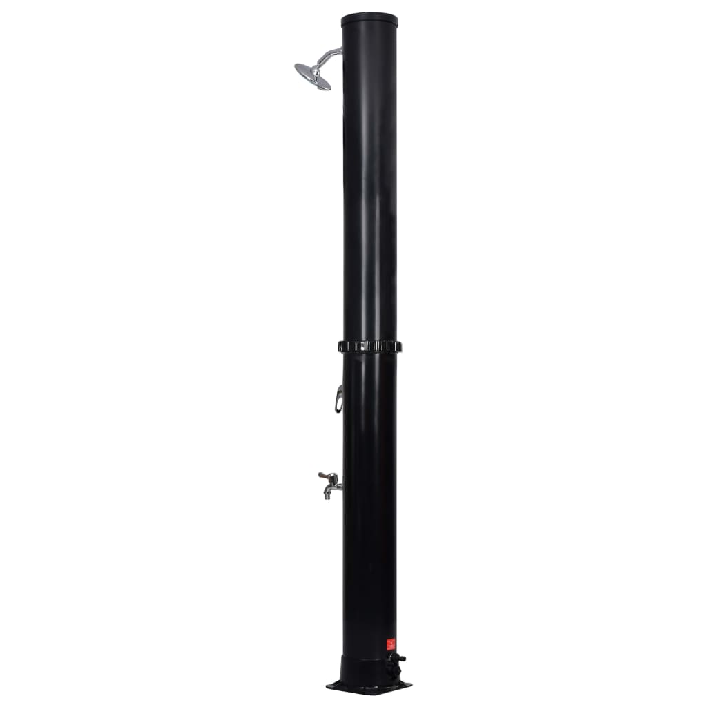 vidaXL Duș solar de exterior cu cap de duș și robinet, 40 L vidaXL Duș solar de exterior cu cap de duș și robinet, 40 L