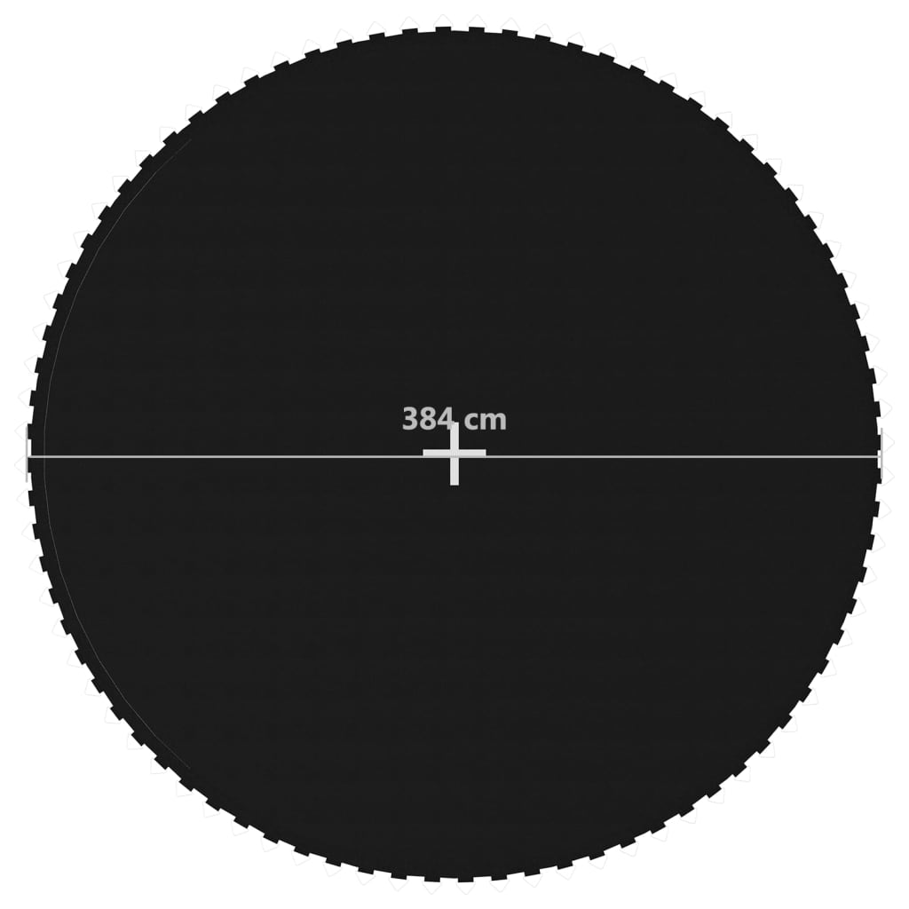 vidaXL Podea din pânză pentru trambulină rotundă de 4,27 m, negru vidaXL Podea din pânză pentru trambulină rotundă de 4,27 m, negru