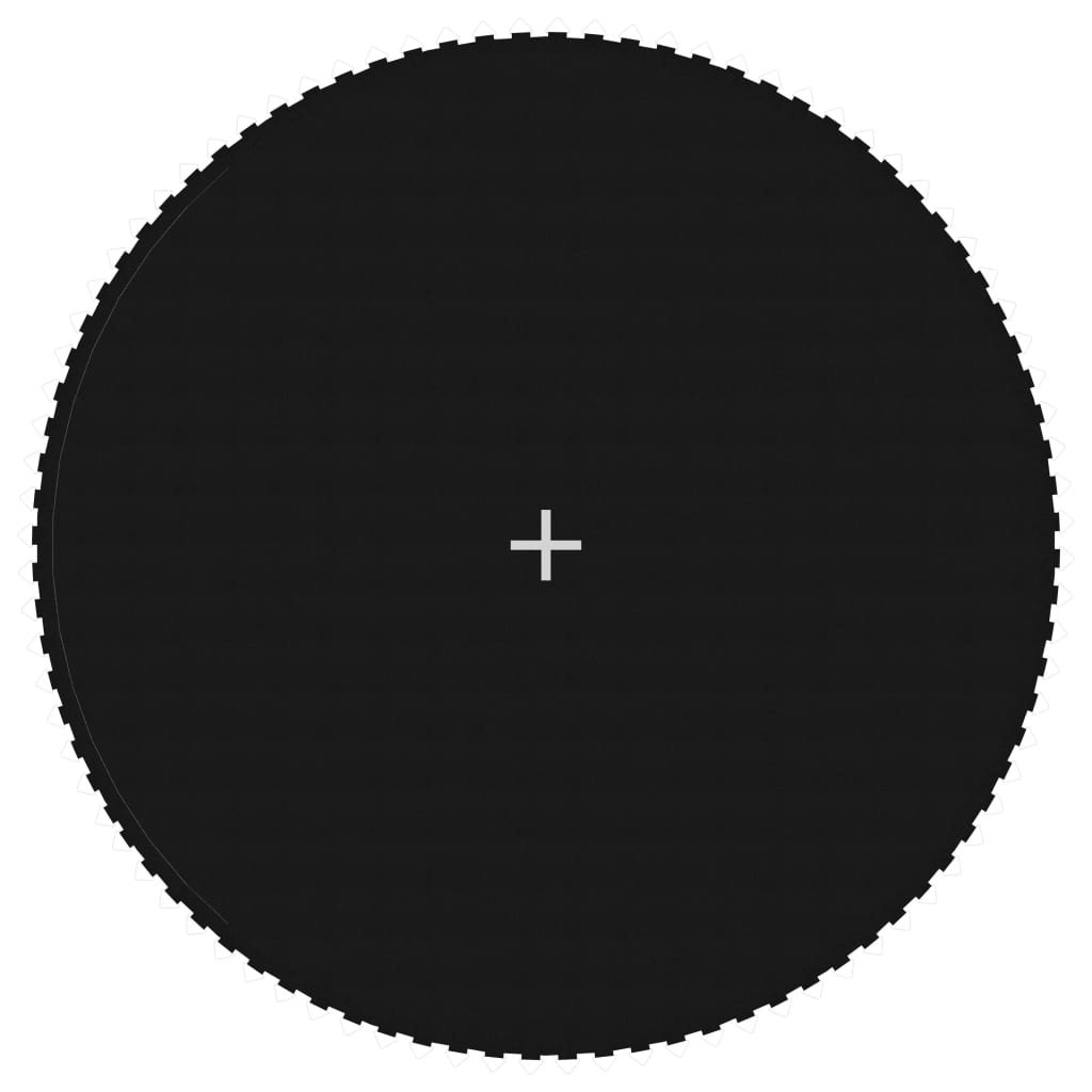 vidaXL Podea de trambulină rotundă de 4,57 m, negru, material textil vidaXL Podea de trambulină rotundă de 4,57 m, negru, material textil