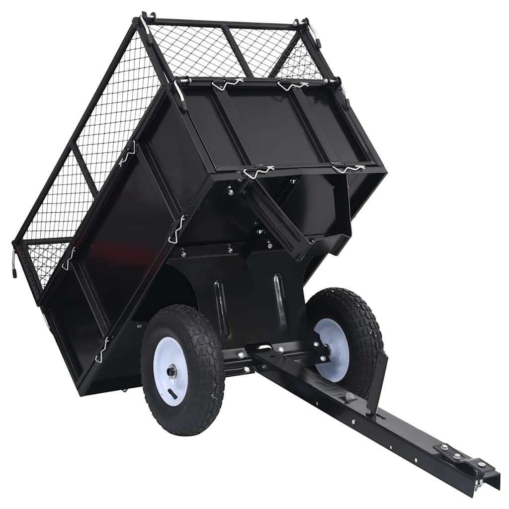 vidaXL Remorcă basculantă mașină de tuns iarba, încărcătură 150 kg vidaXL Remorcă basculantă mașină de tuns iarba, încărcătură 150 kg